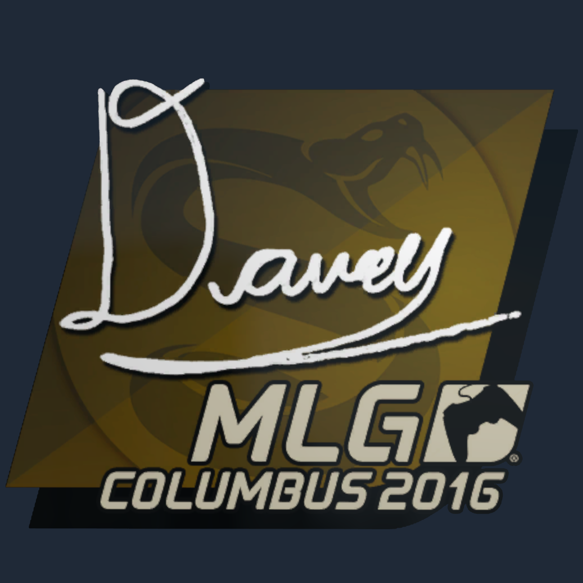 Sticker | DAVEY | MLG Columbus 2016 Screenshot