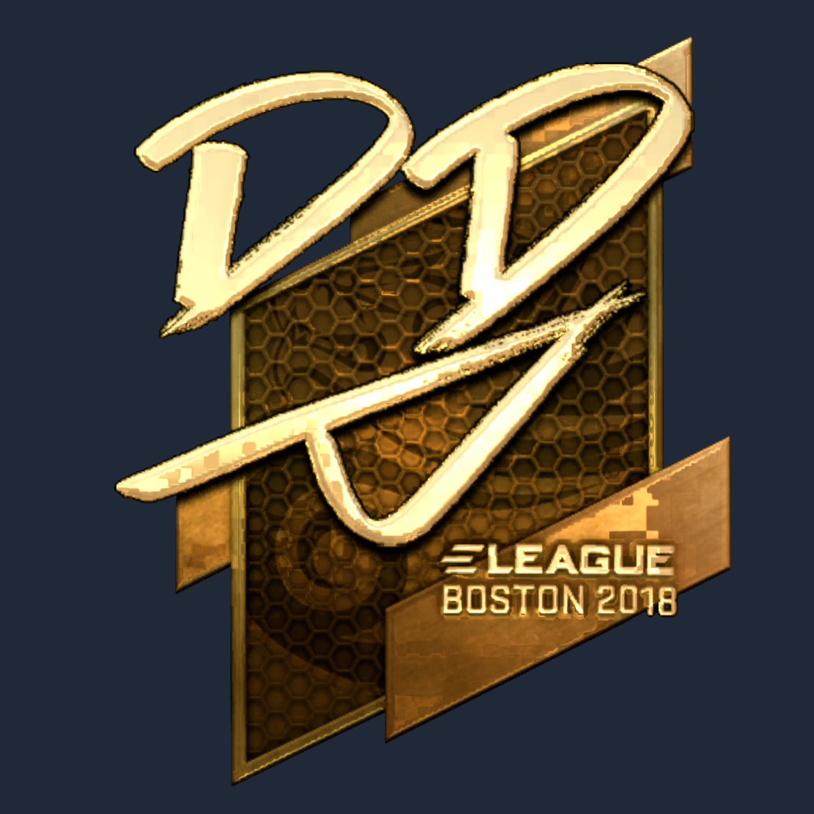 Sticker | DD (Gold) | Boston 2018 Screenshot