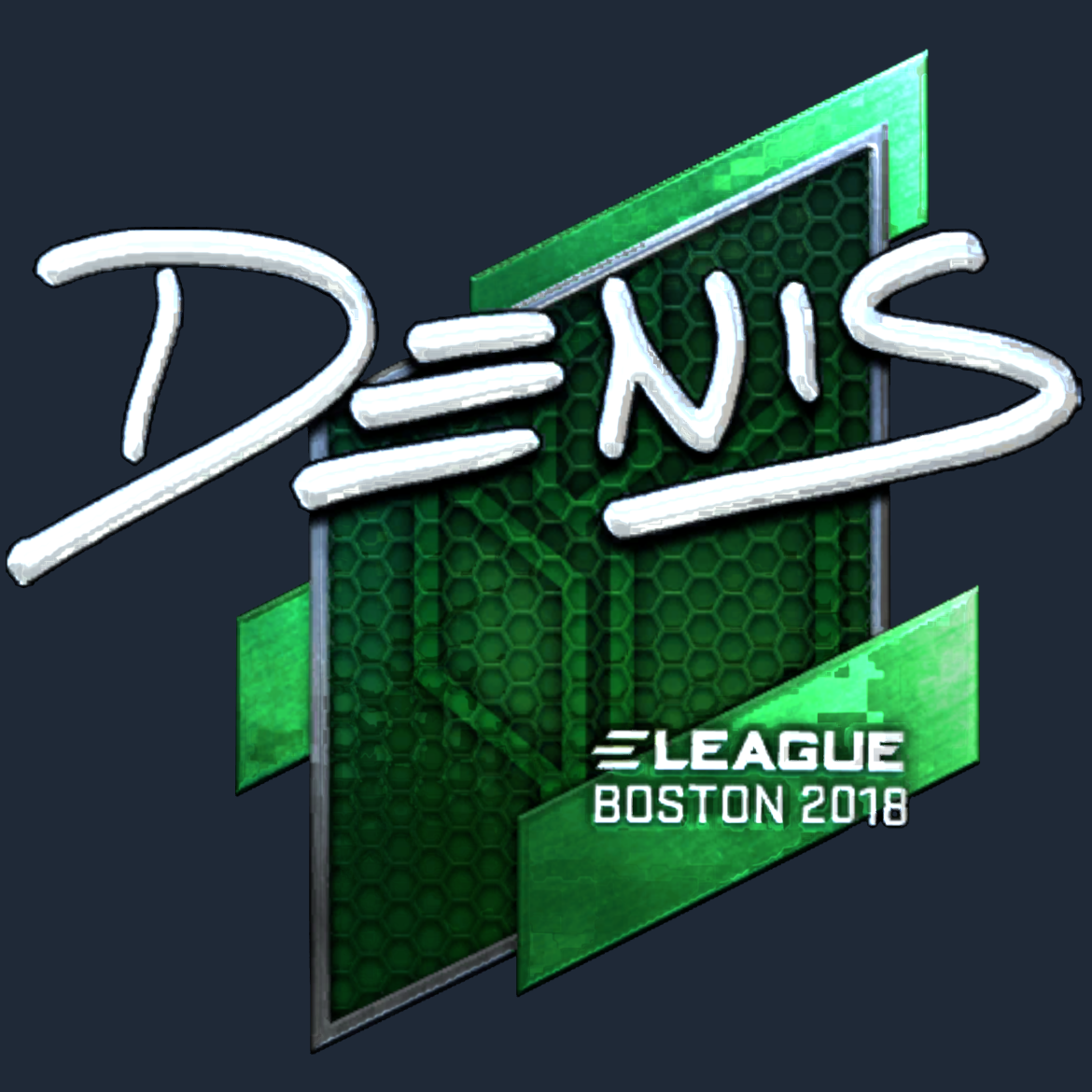 Sticker | denis (Foil) | Boston 2018 Screenshot