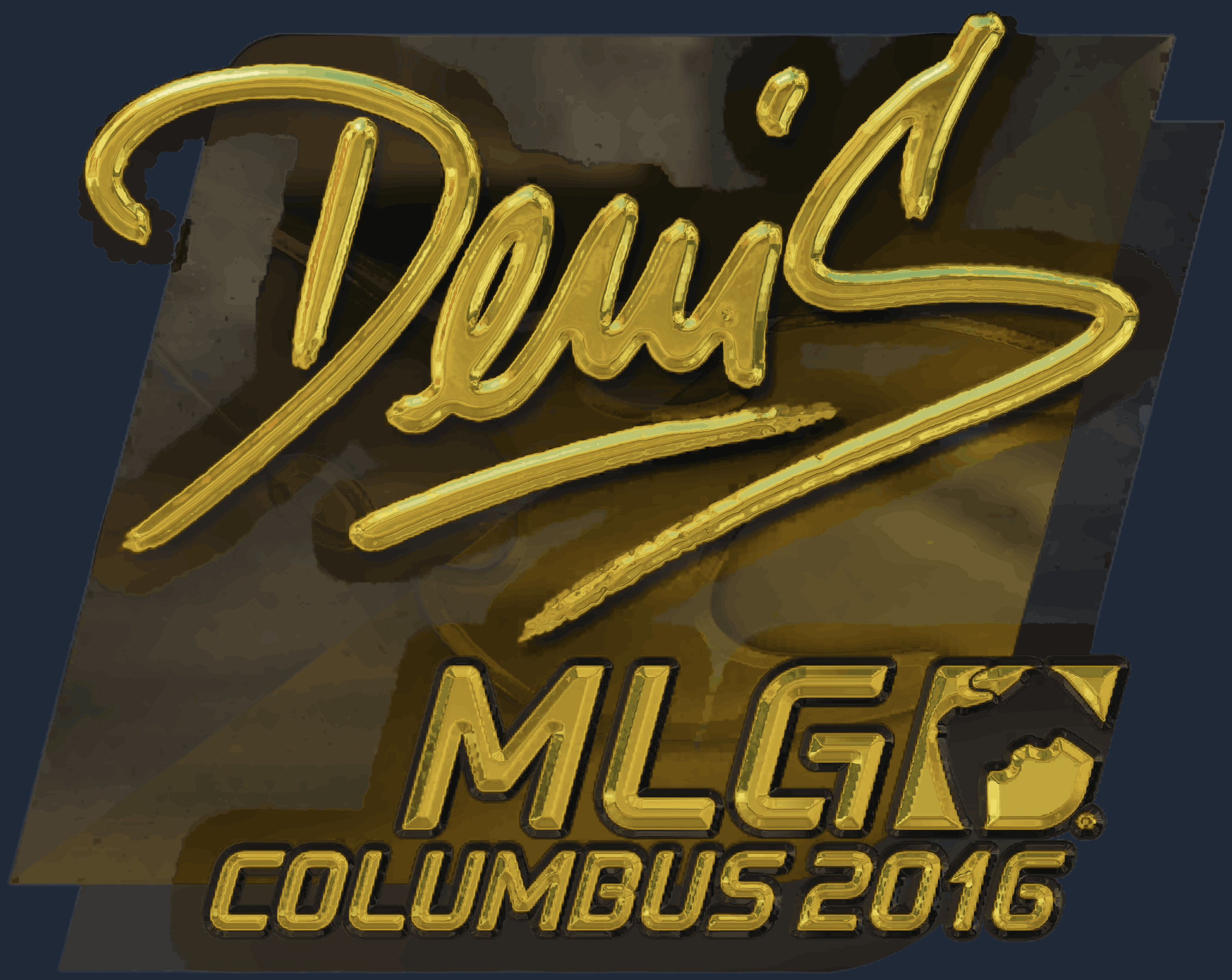 Sticker | denis (Gold) | MLG Columbus 2016 Screenshot