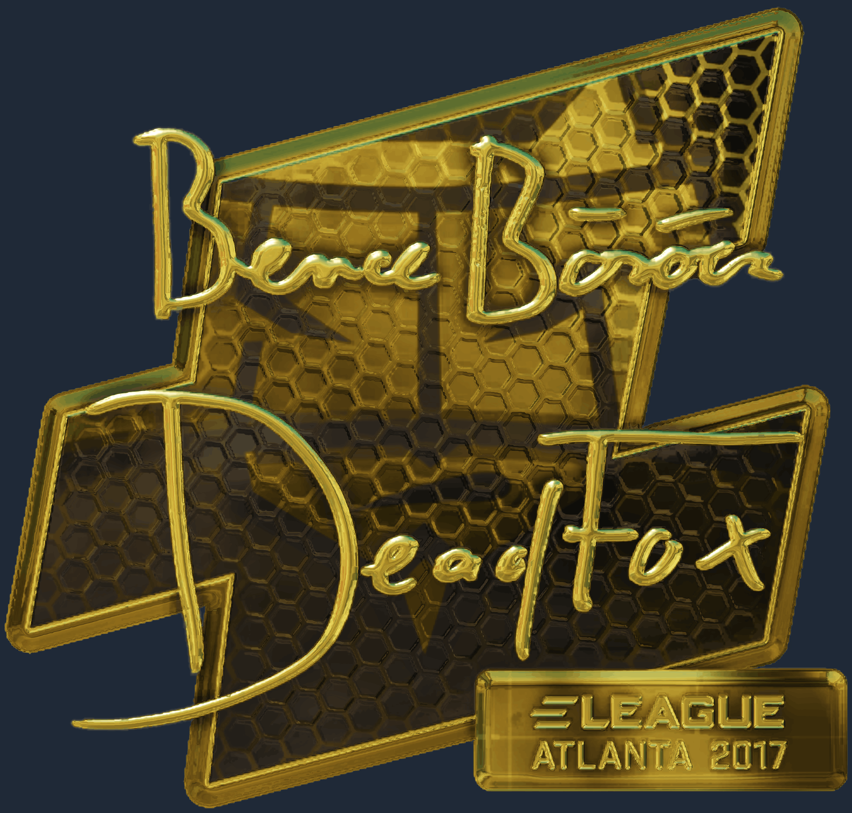 Sticker | DeadFox (Gold) | Atlanta 2017 Screenshot