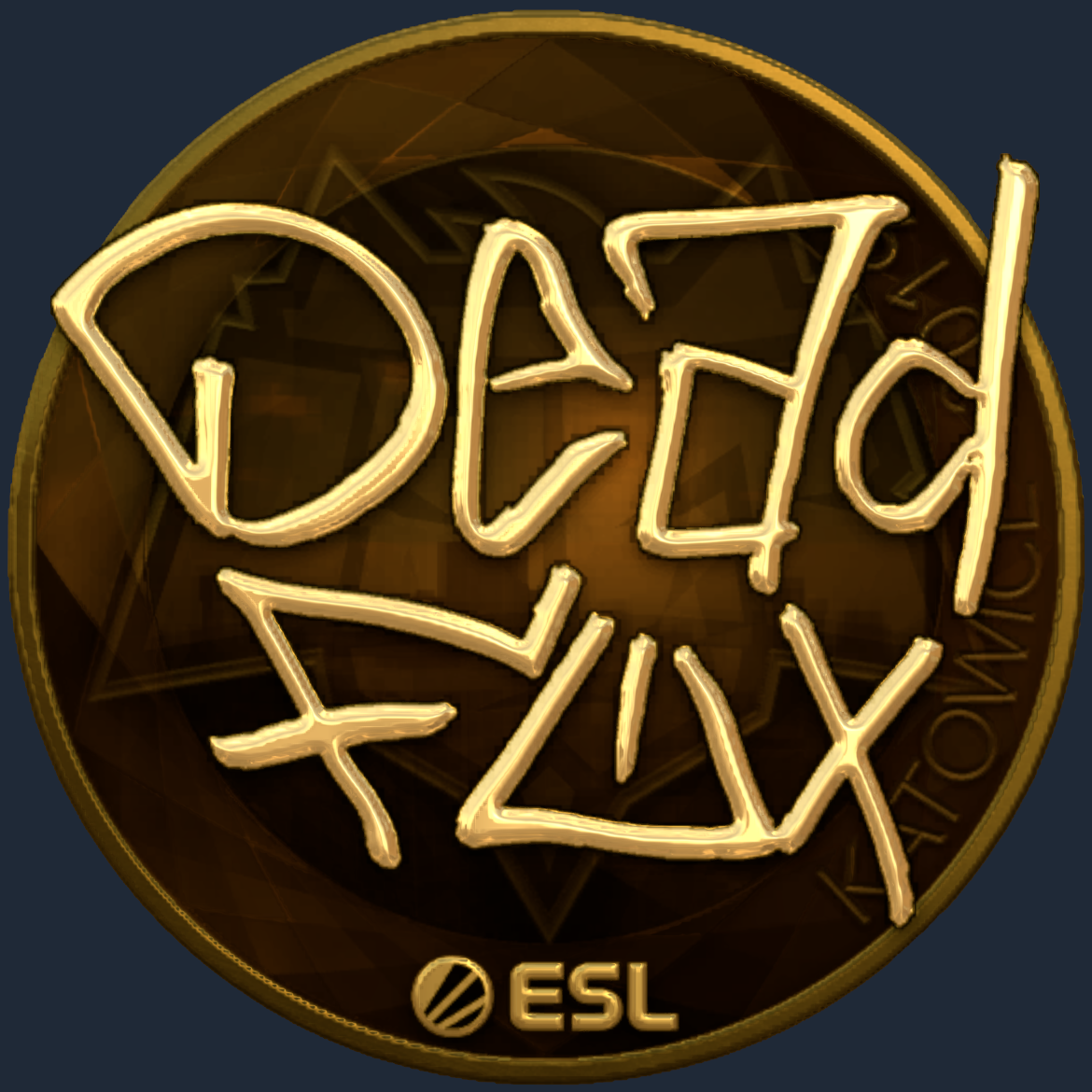 Sticker | DeadFox (Gold) | Katowice 2019 Screenshot