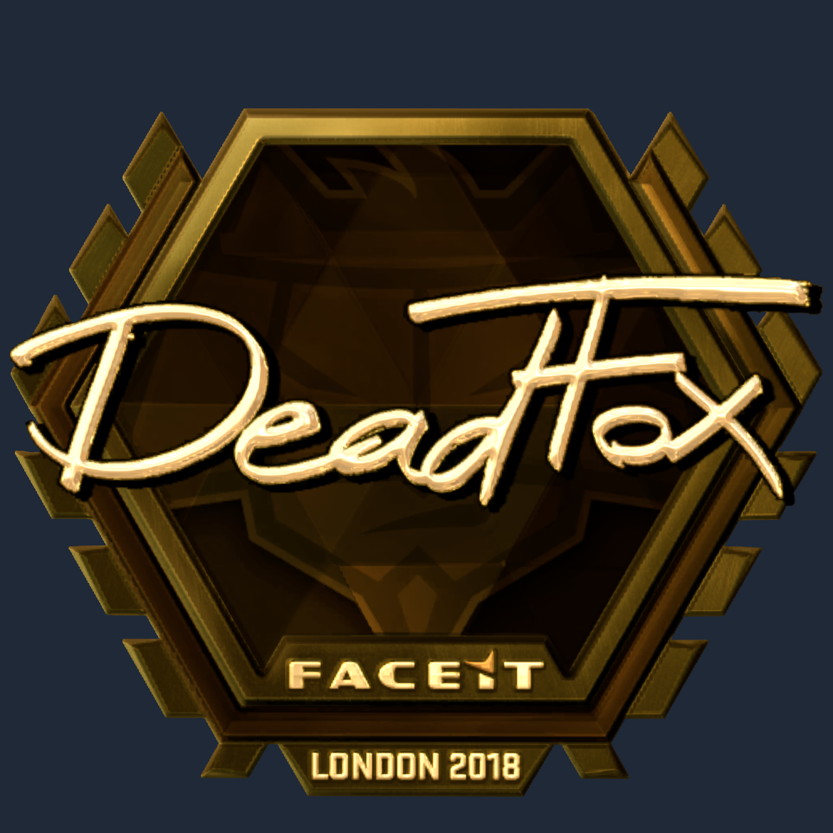 Sticker | DeadFox (Gold) | London 2018 Screenshot