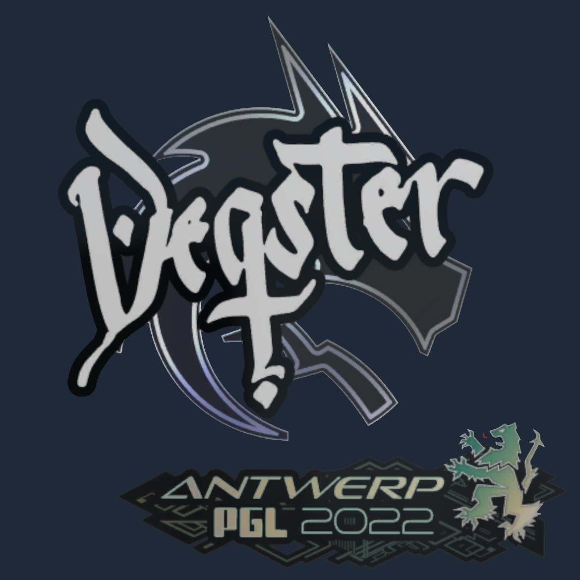 Sticker | degster | Antwerp 2022 Screenshot