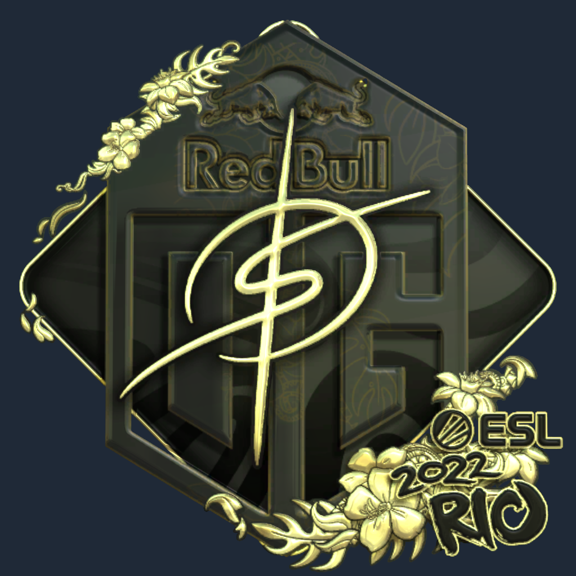 Sticker | degster (Gold) | Rio 2022 Screenshot