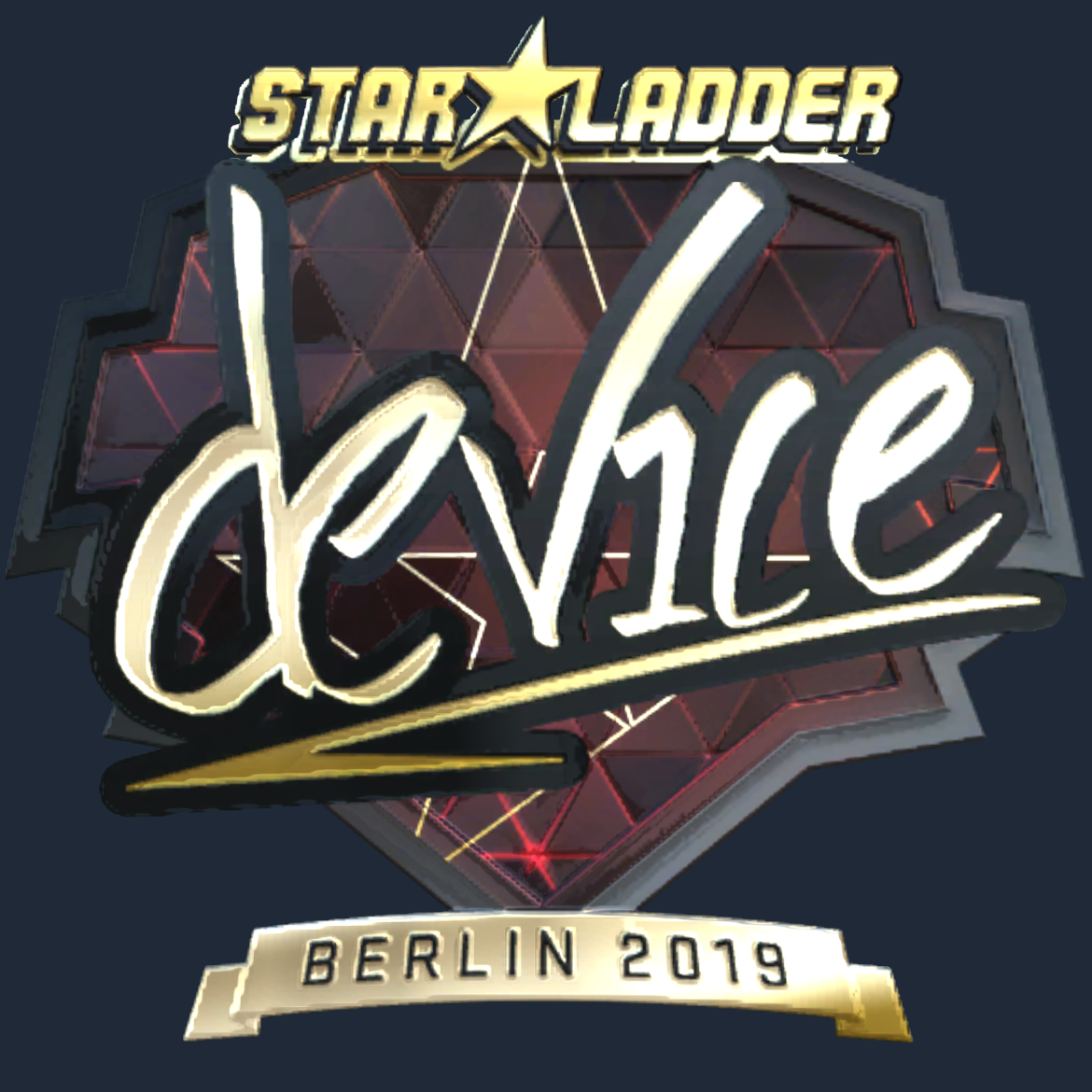 Sticker | device (Gold) | Berlin 2019 Screenshot