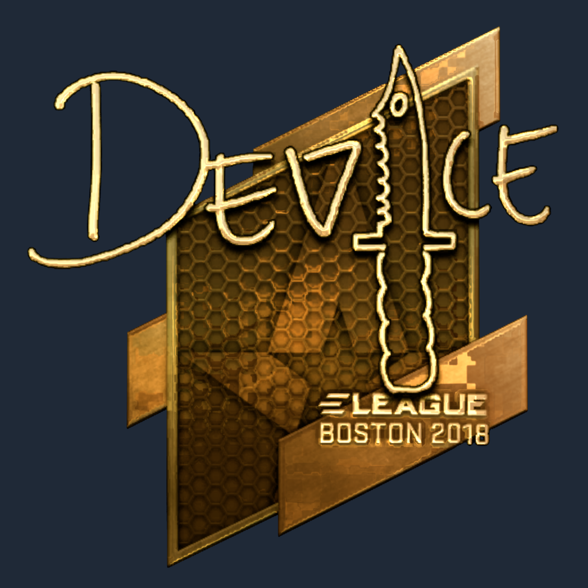Sticker | device (Gold) | Boston 2018 Screenshot