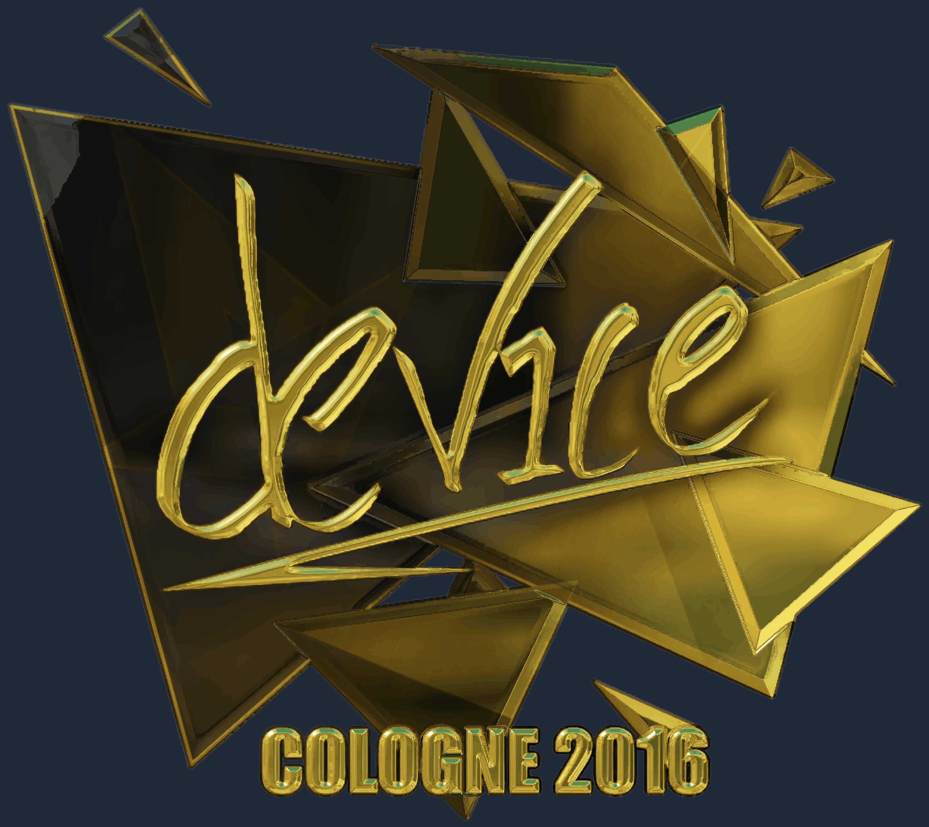 Sticker | device (Gold) | Cologne 2016 Screenshot