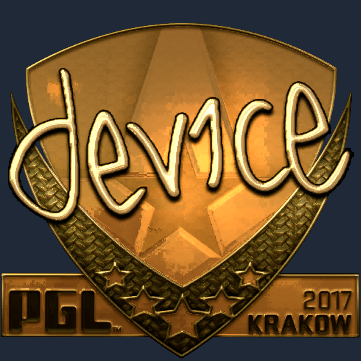 Sticker | device (Gold) | Krakow 2017 Screenshot