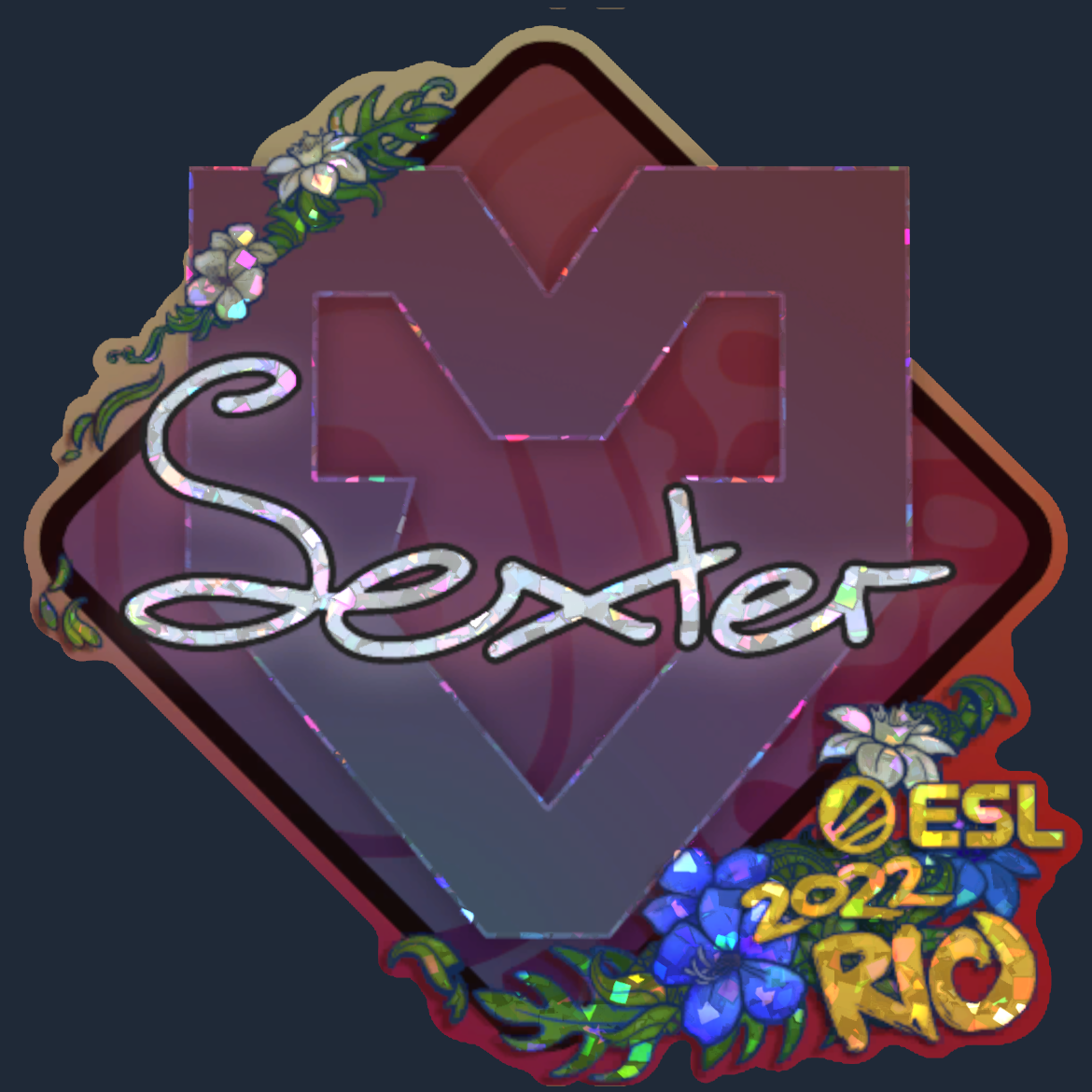 Sticker | dexter (Glitter) | Rio 2022 Screenshot