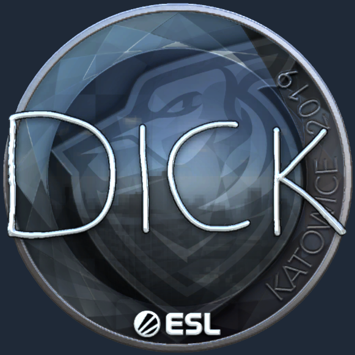 Sticker | DickStacy (Foil) | Katowice 2019 Screenshot
