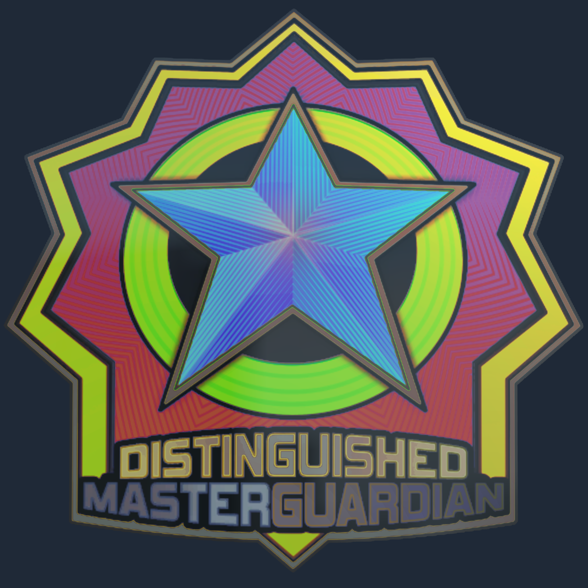 Sticker | Distinguished Master Guardian (Holo) Screenshot