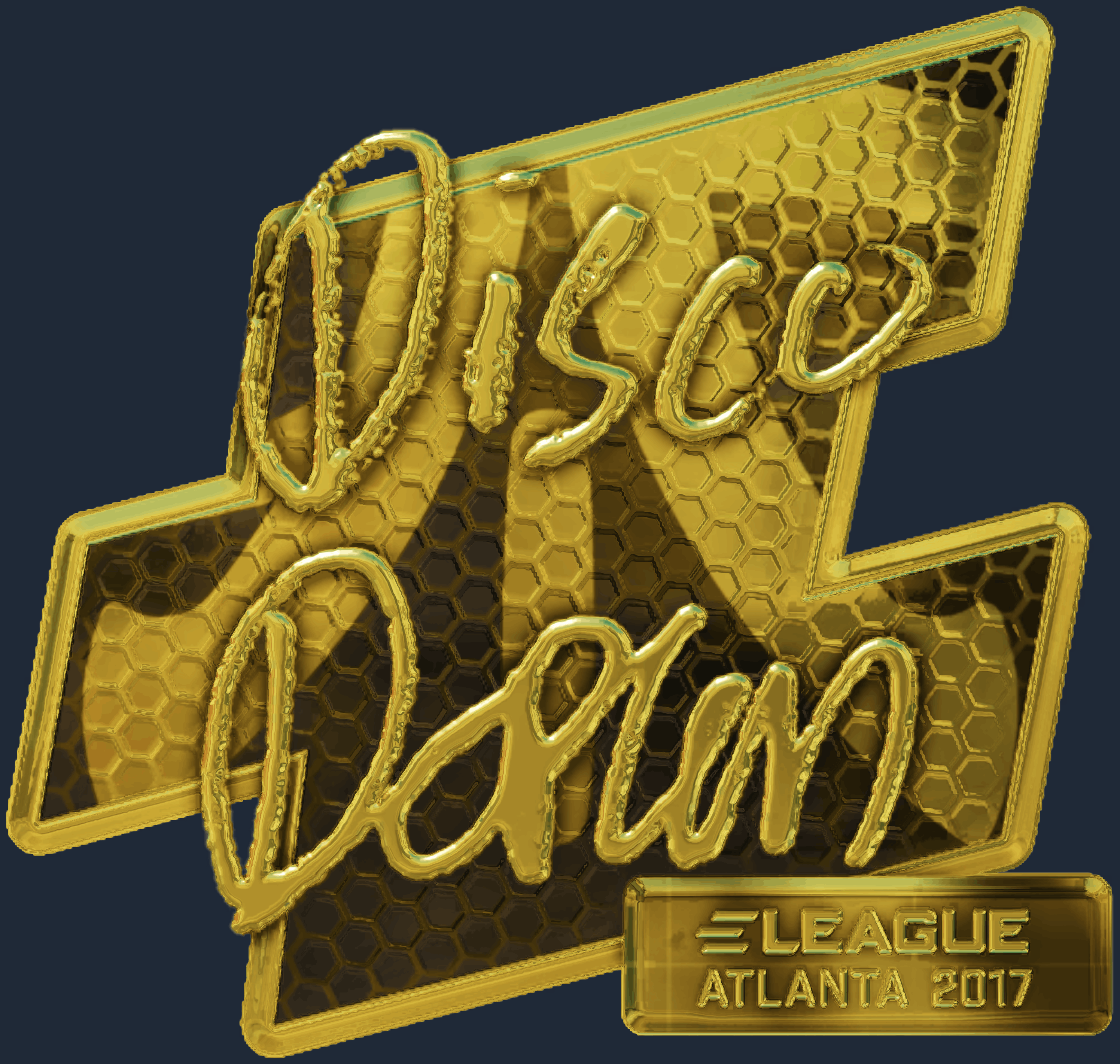 Sticker | disco doplan (Gold) | Atlanta 2017 Screenshot