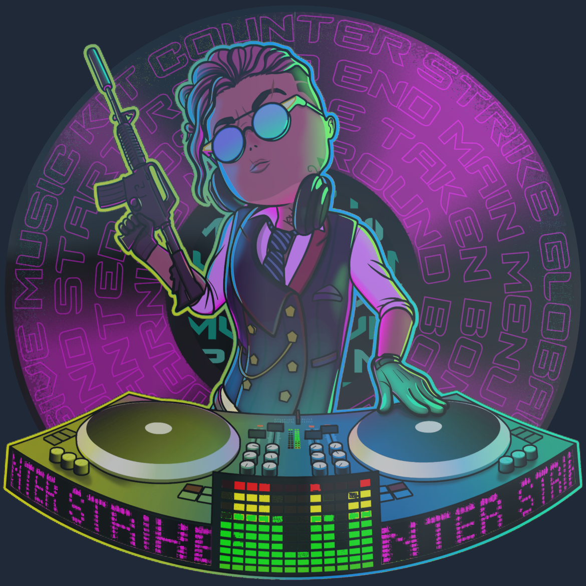 Sticker | DJ Safecracker (Lenticular) Screenshot