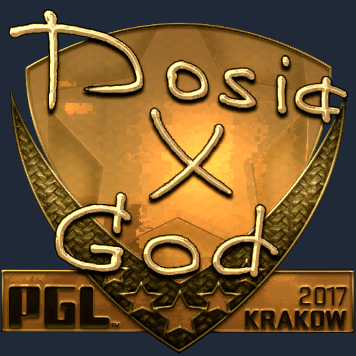 Sticker | Dosia (Gold) | Krakow 2017 Screenshot