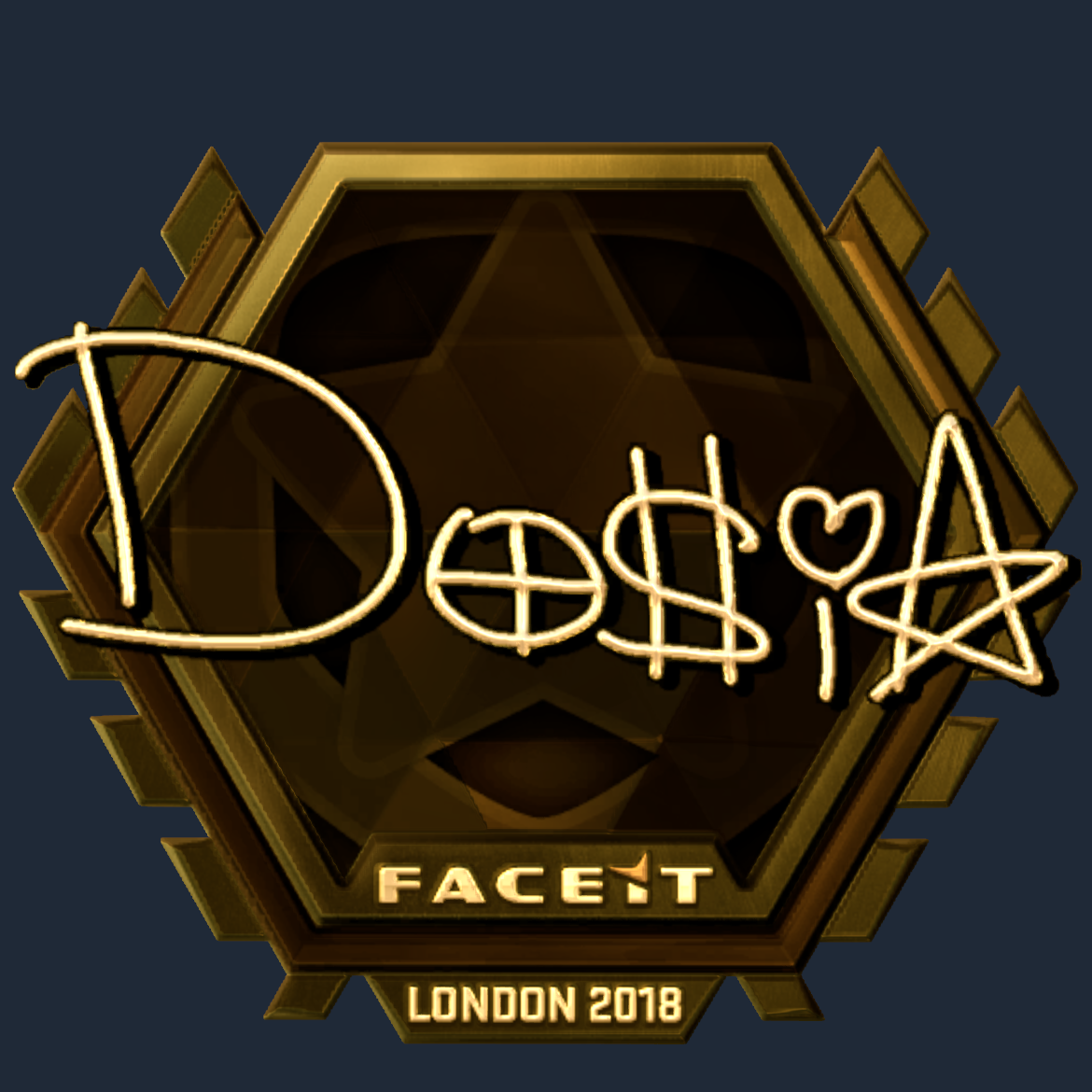 Sticker | Dosia (Gold) | London 2018 Screenshot