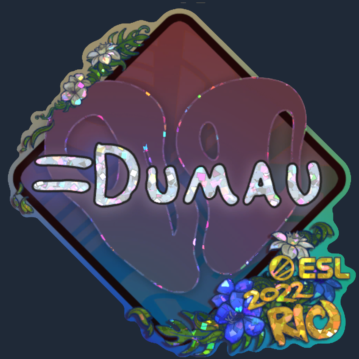 Sticker | dumau (Glitter) | Rio 2022 Screenshot