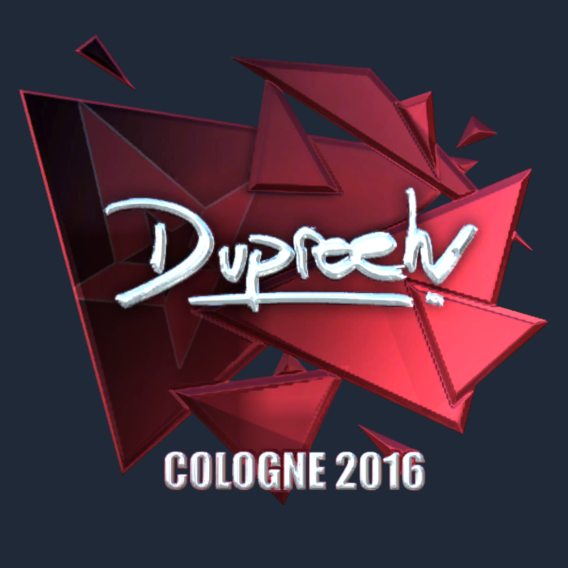 Sticker | dupreeh (Foil) | Cologne 2016 Screenshot