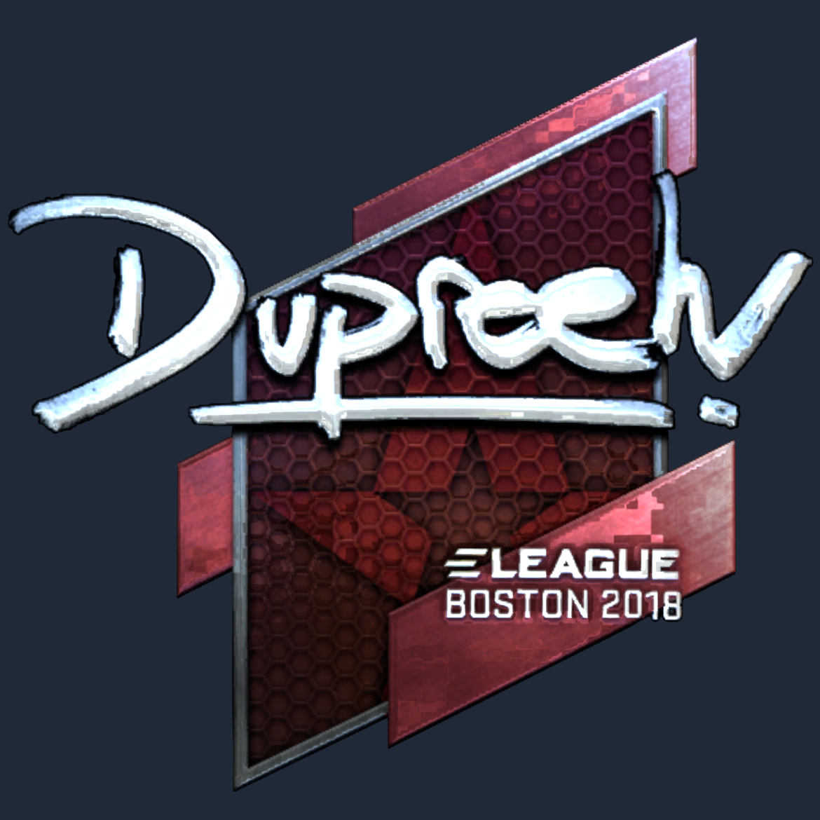 Sticker | dupreeh (Foil) | Boston 2018 Screenshot