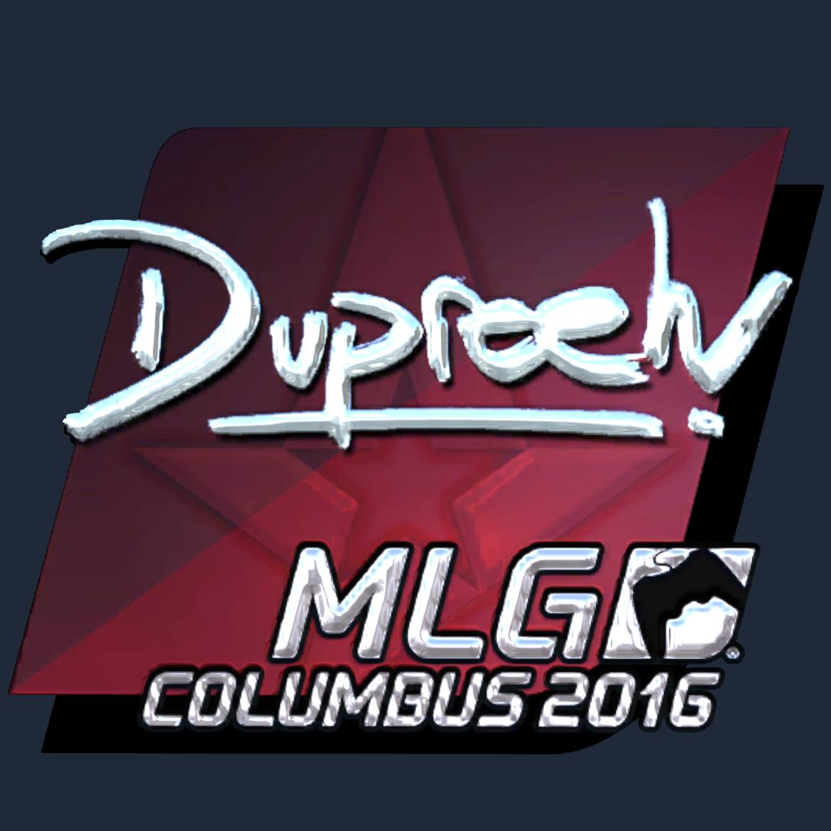 Sticker | dupreeh (Foil) | MLG Columbus 2016 Screenshot
