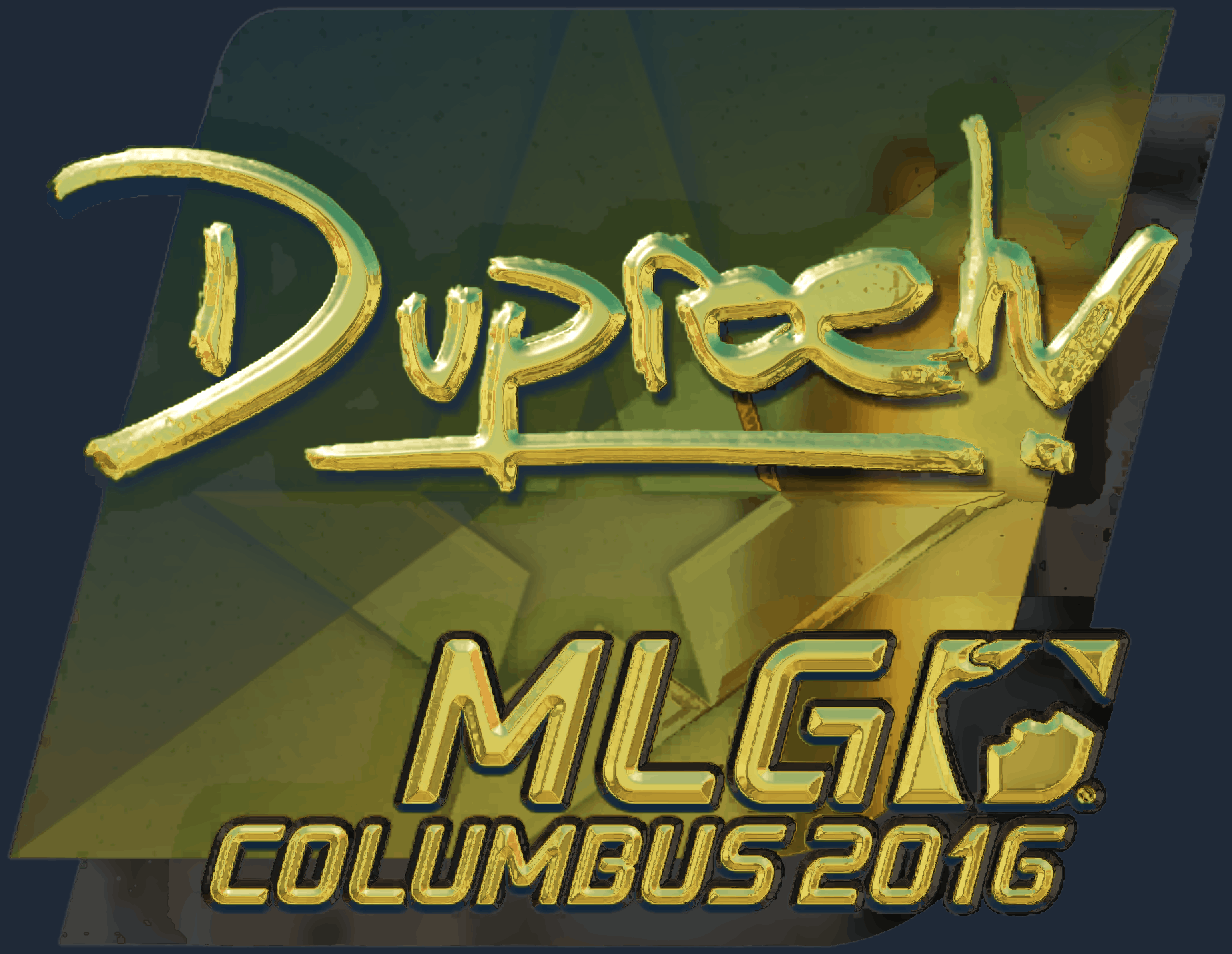 Sticker | dupreeh (Gold) | MLG Columbus 2016 Screenshot