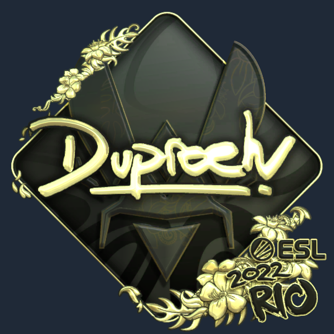 Sticker | dupreeh (Gold) | Rio 2022 Screenshot