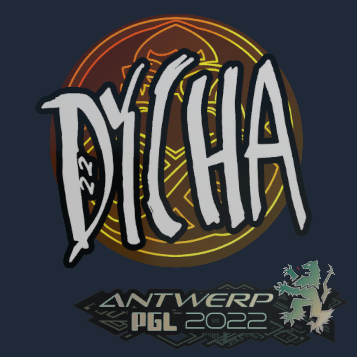 Sticker | dycha | Antwerp 2022 Screenshot
