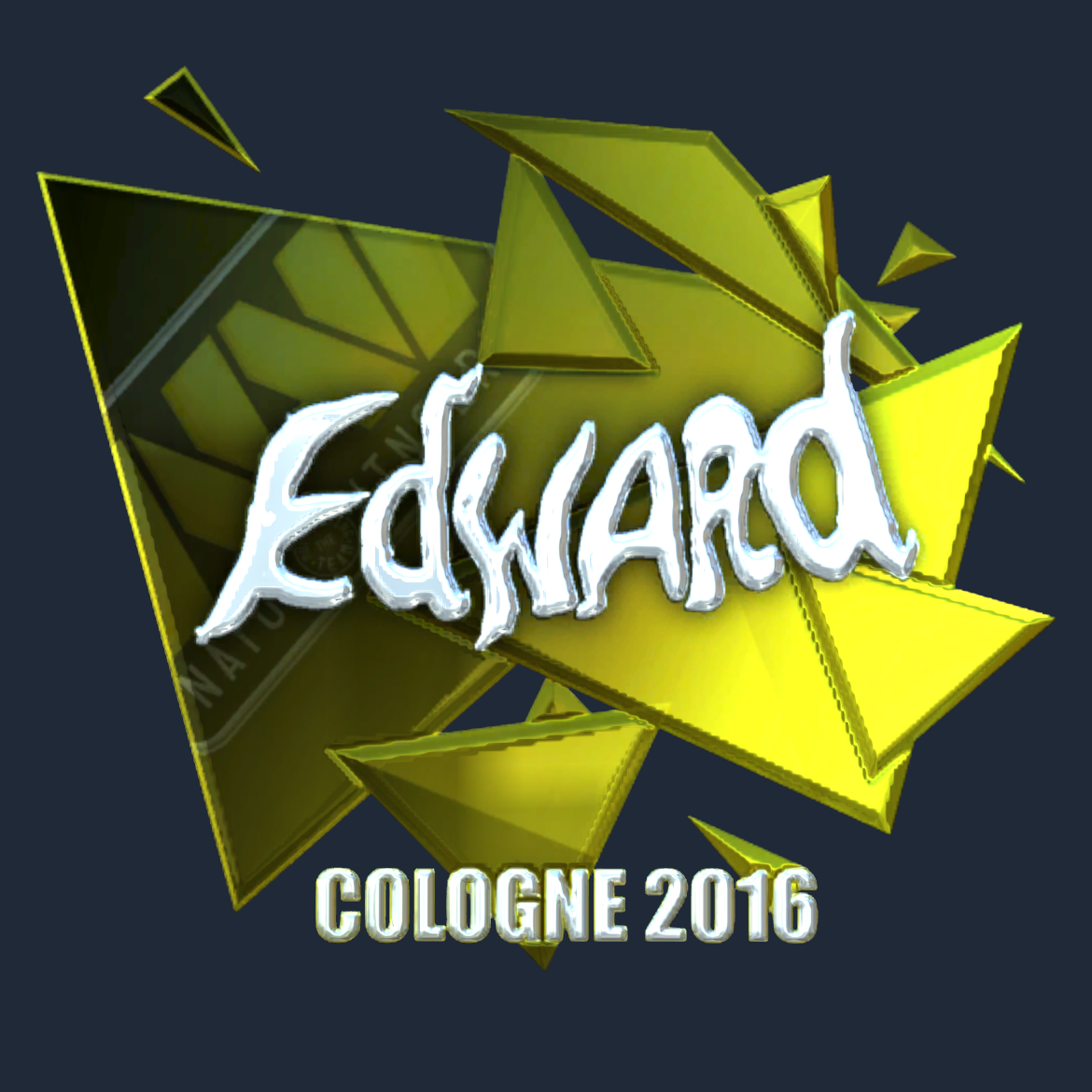 Sticker | Edward (Foil) | Cologne 2016 Screenshot