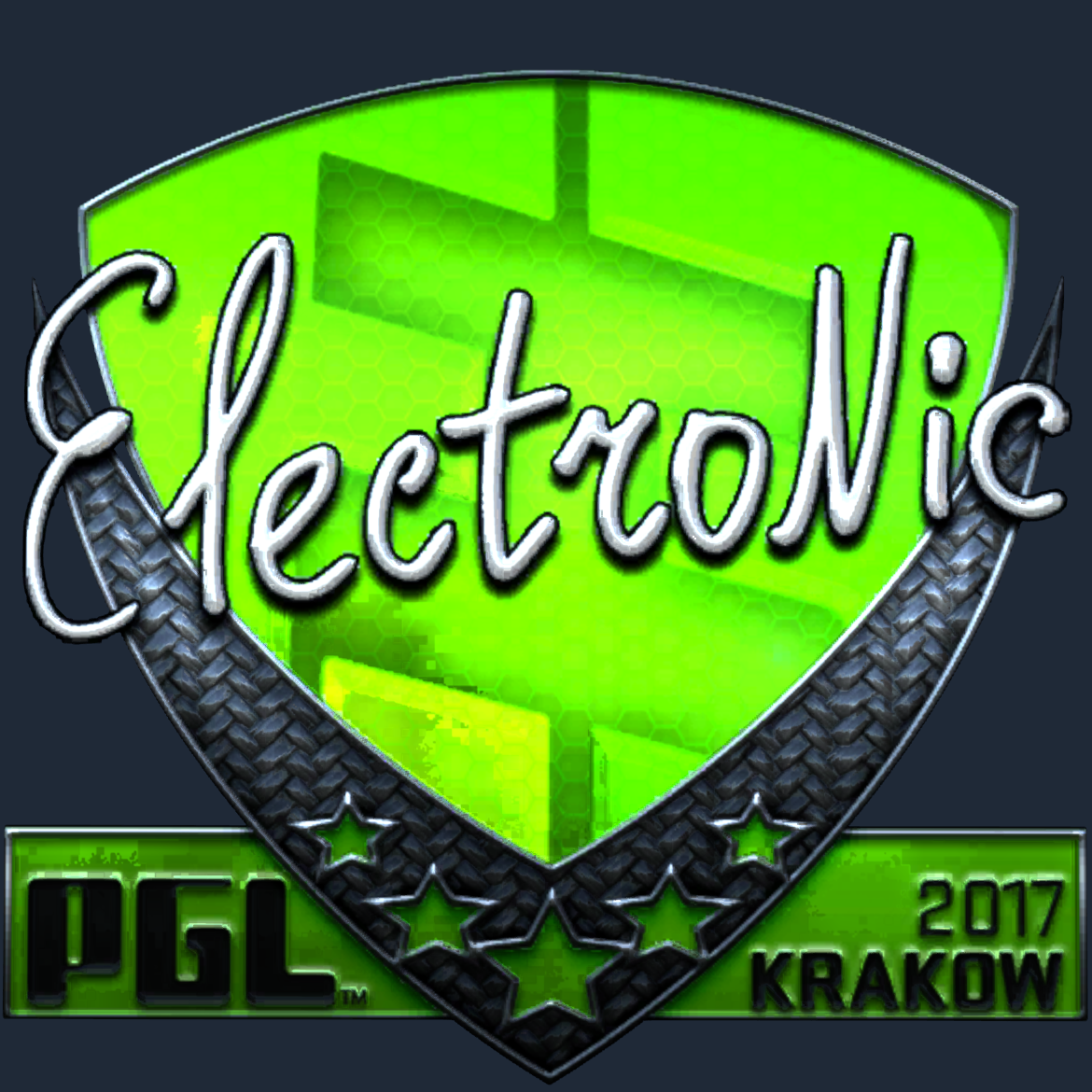 Sticker | electronic (Foil) | Krakow 2017 Screenshot