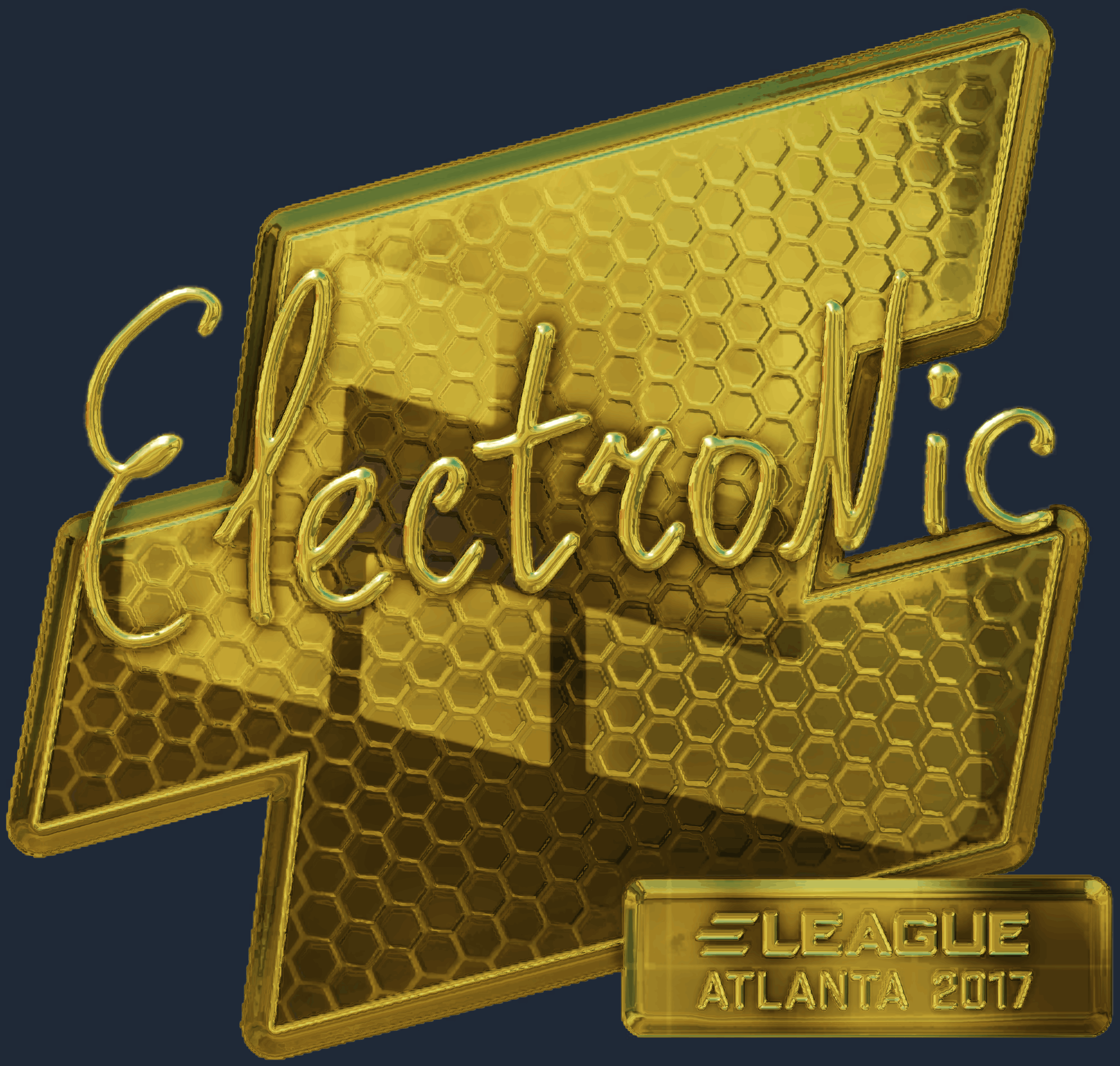 Sticker | electronic (Gold) | Atlanta 2017 Screenshot