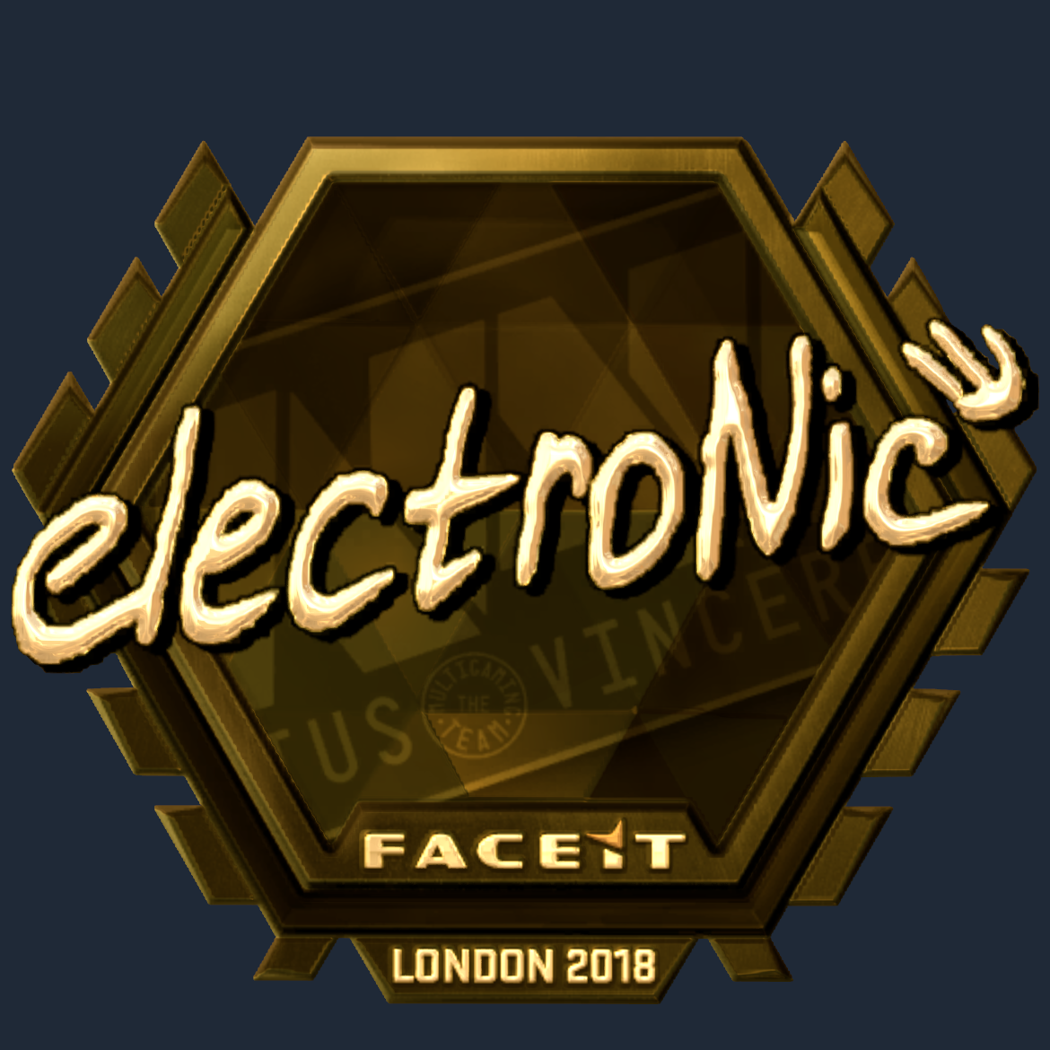 Sticker | electronic (Gold) | London 2018 Screenshot