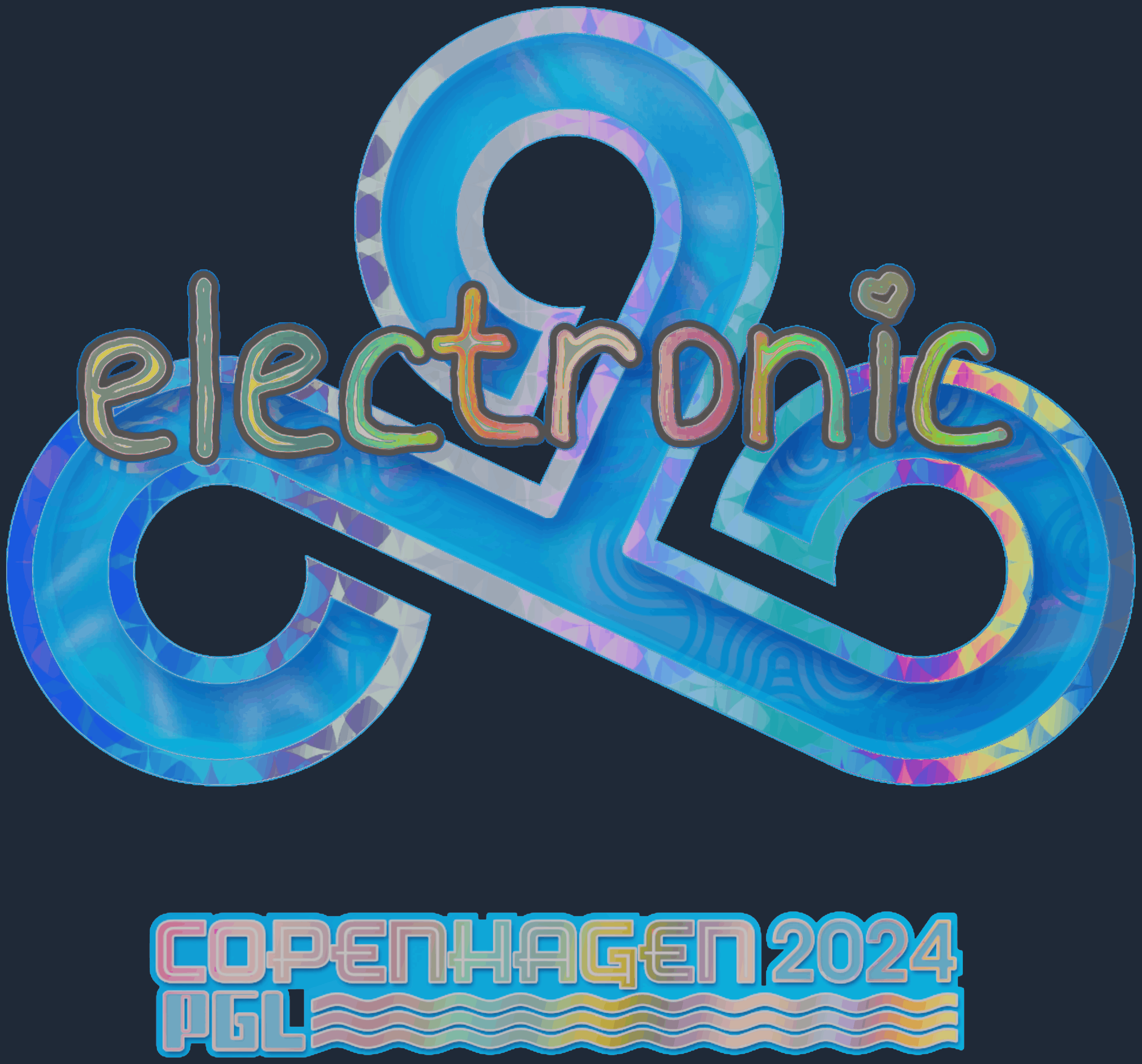 Sticker | electronic (Holo) | Copenhagen 2024 Screenshot