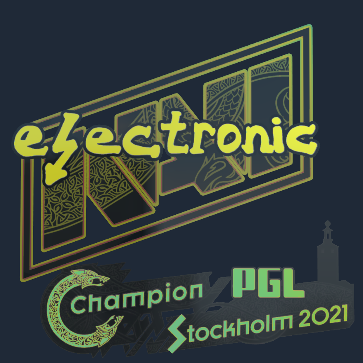 Sticker | electroNic (Holo) | Stockholm 2021 Screenshot