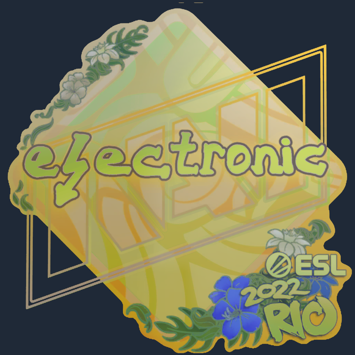 Sticker | electronic (Holo) | Rio 2022 Screenshot