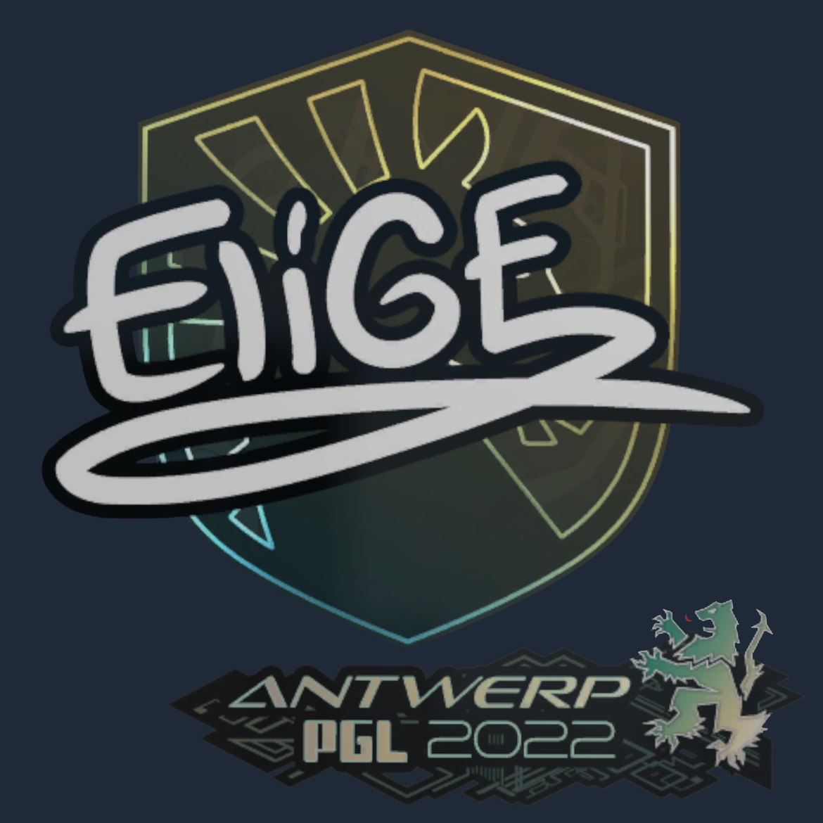 Sticker | EliGE | Antwerp 2022 Screenshot