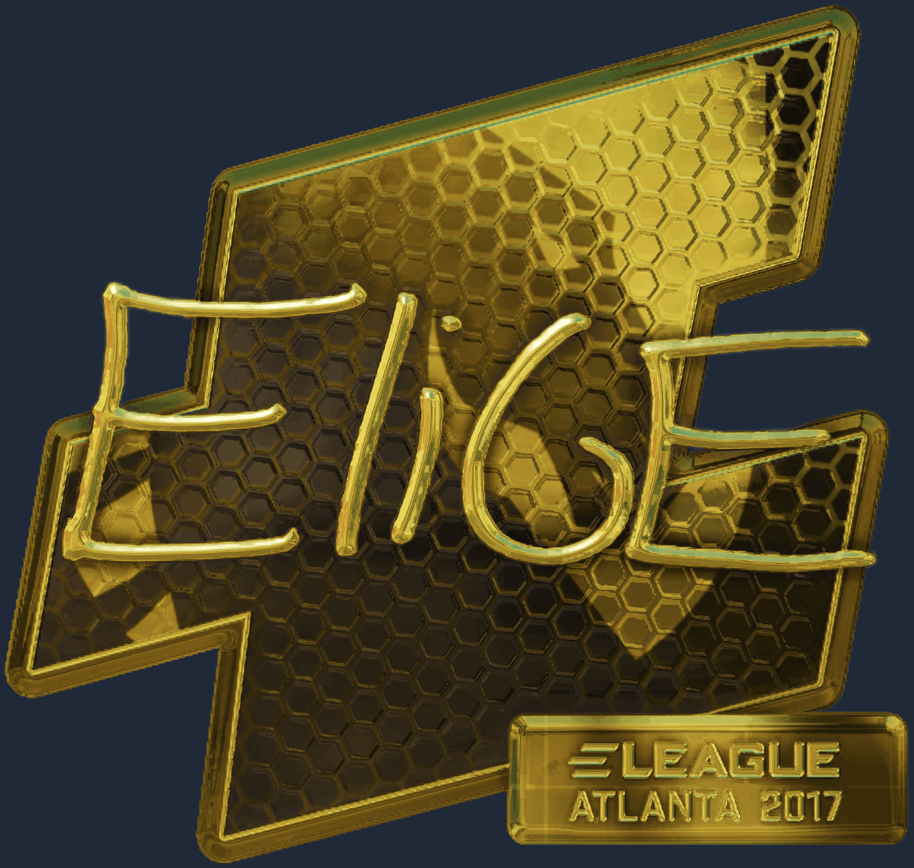 Sticker | EliGE (Gold) | Atlanta 2017 Screenshot