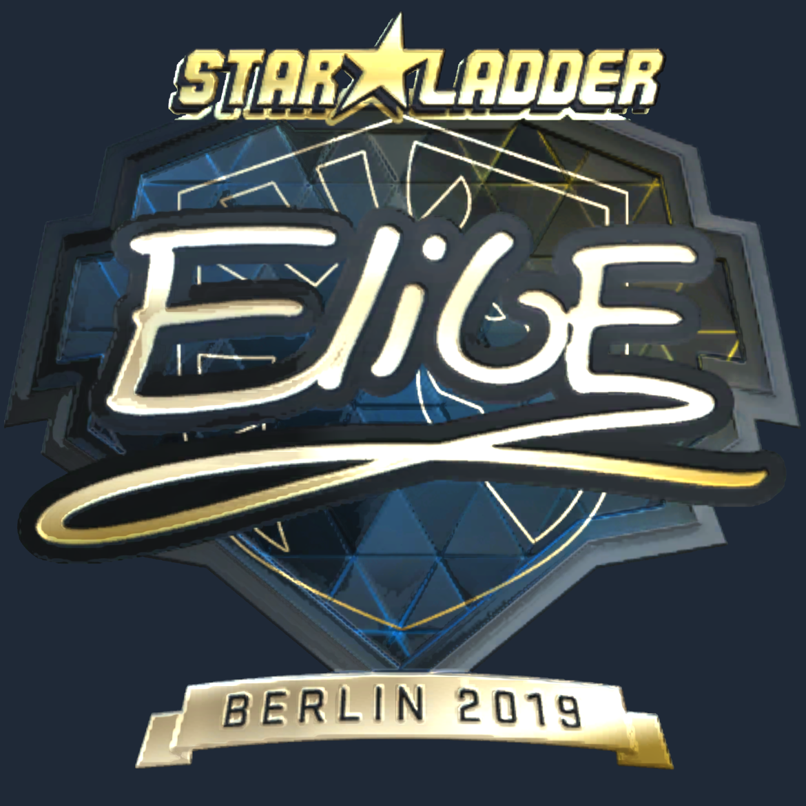 Sticker | EliGE (Gold) | Berlin 2019 Screenshot