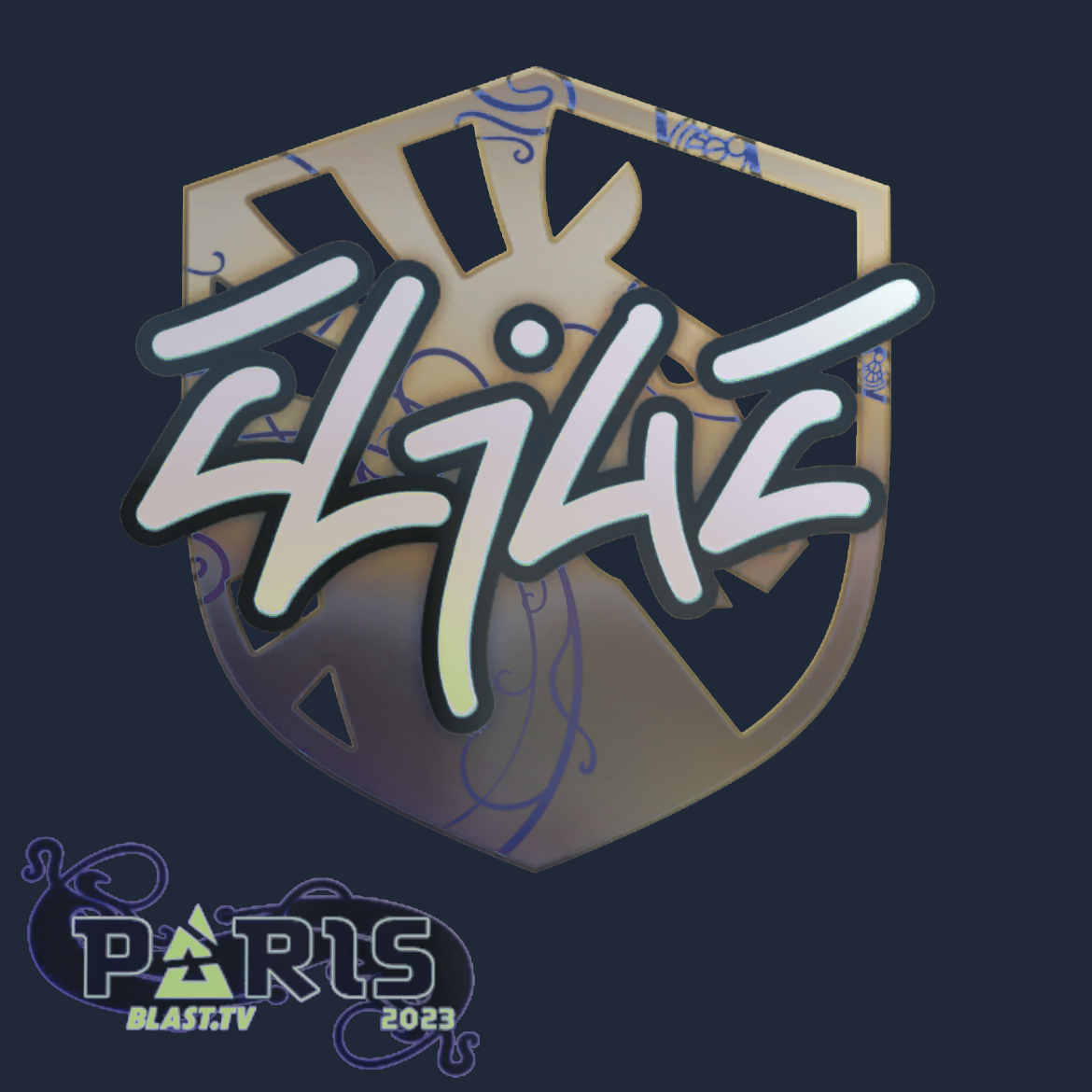 Sticker | EliGE (Holo) | Paris 2023 Screenshot