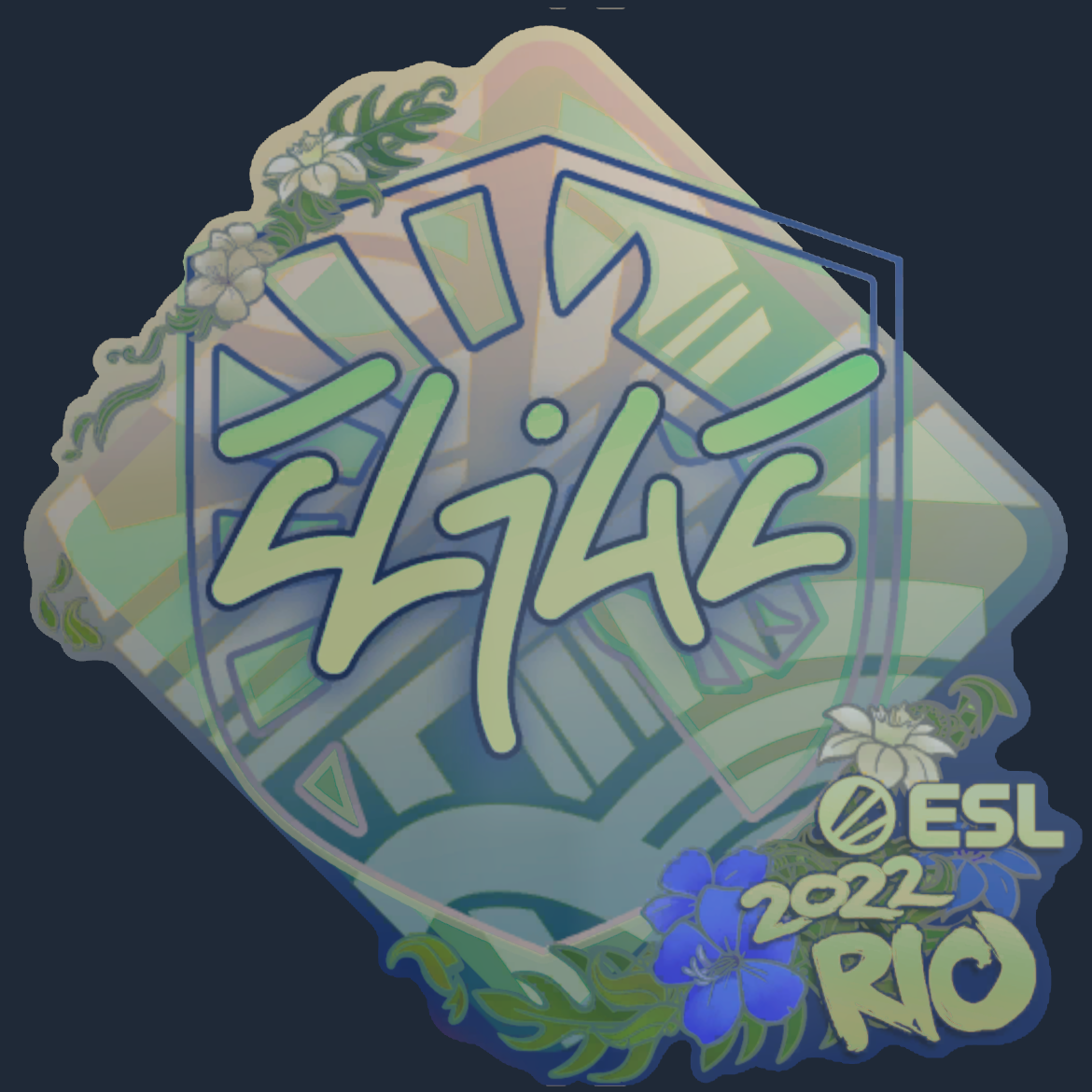 Sticker | EliGE (Holo) | Rio 2022 Screenshot