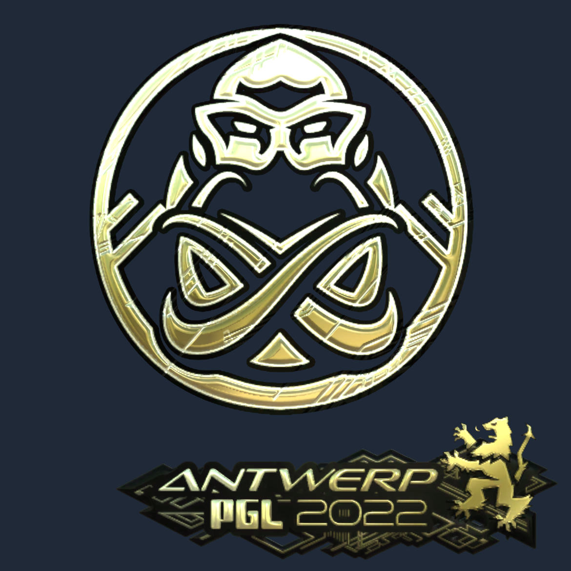 Sticker | ENCE (Gold) | Antwerp 2022 Screenshot