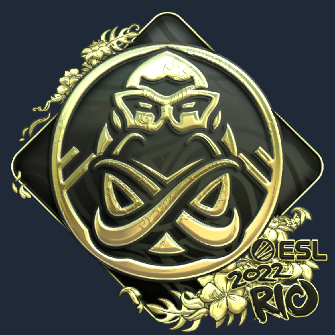 Sticker | ENCE (Gold) | Rio 2022 Screenshot