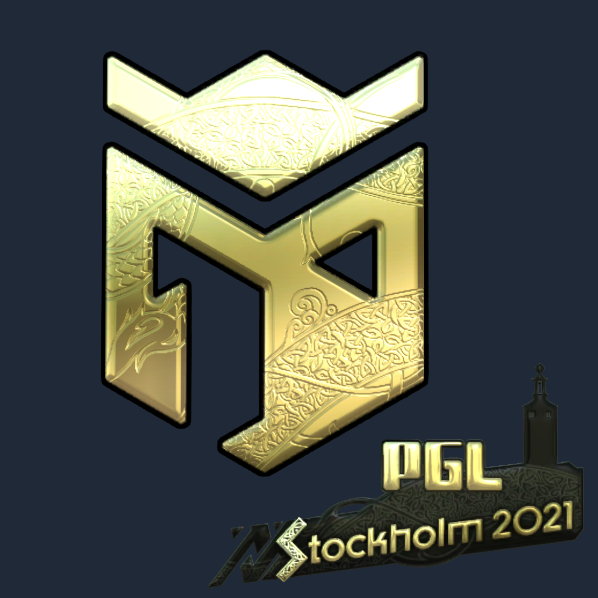 Sticker | Entropiq (Gold) | Stockholm 2021 Screenshot