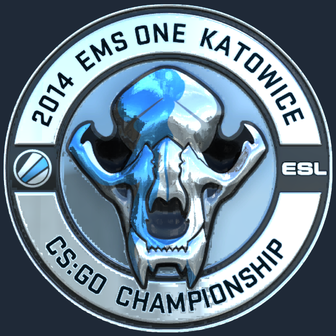 Sticker | ESL Skull (Foil) | Katowice 2014 Screenshot