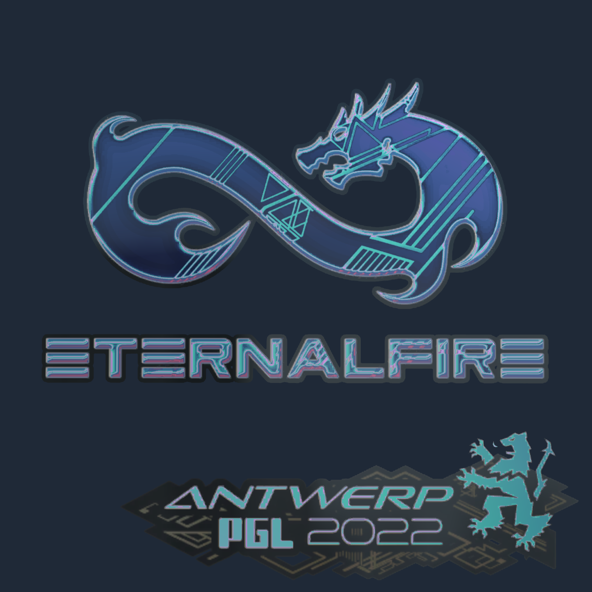 Sticker | Eternal Fire (Holo) | Antwerp 2022 Screenshot