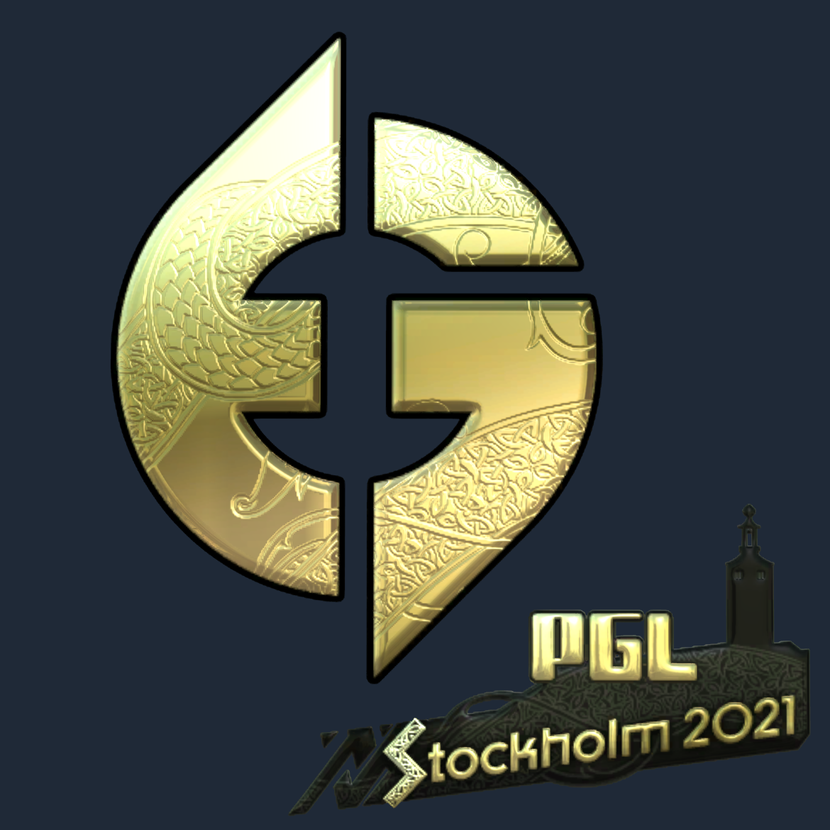 Sticker | Evil Geniuses (Gold) | Stockholm 2021 Screenshot
