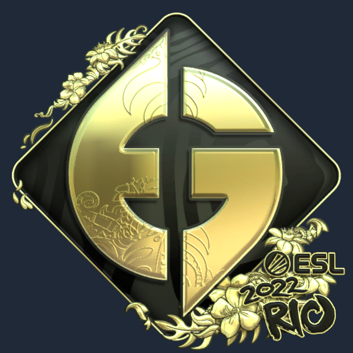 Sticker | Evil Geniuses (Gold) | Rio 2022 Screenshot