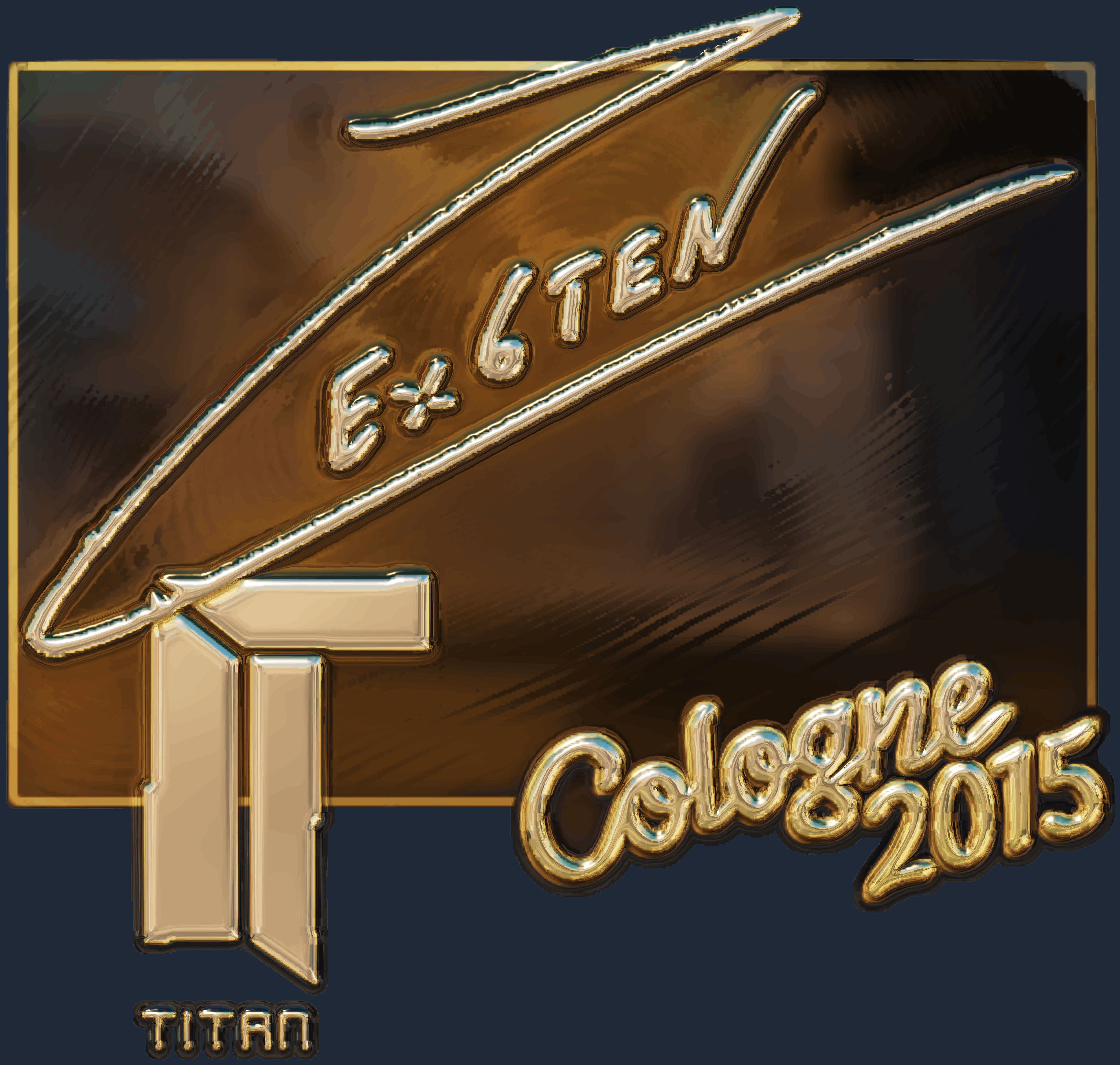 Sticker | Ex6TenZ (Gold) | Cologne 2015 Screenshot