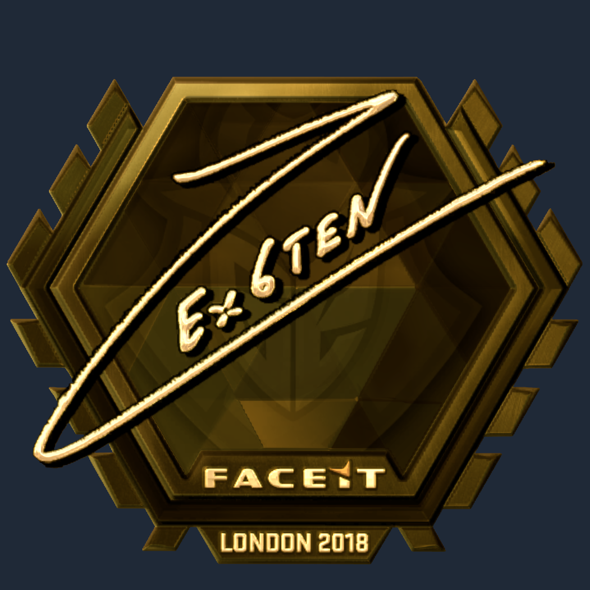 Sticker | Ex6TenZ (Gold) | London 2018 Screenshot