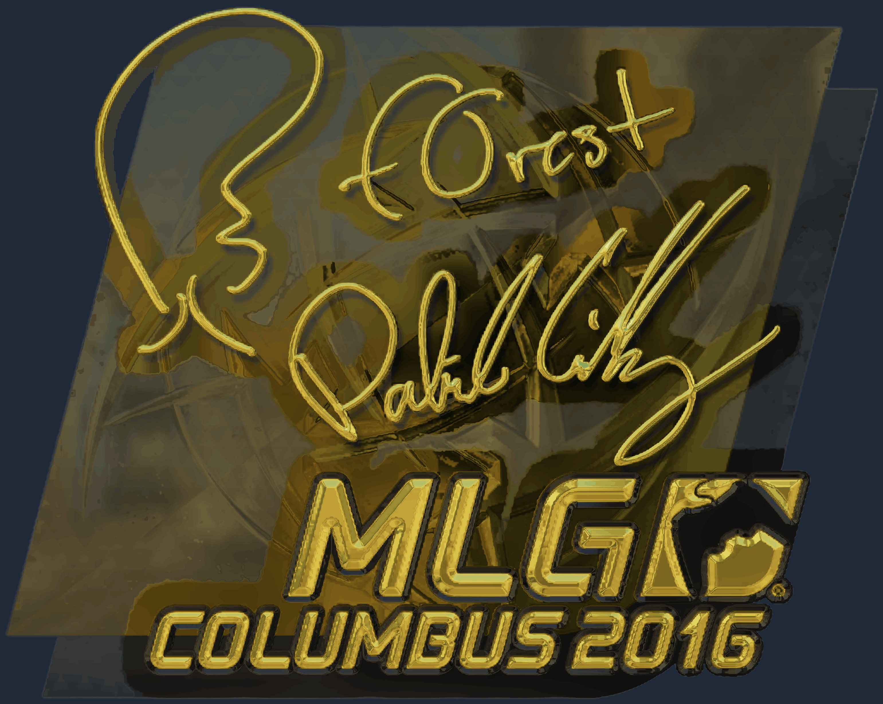 Sticker | f0rest (Gold) | MLG Columbus 2016 Screenshot
