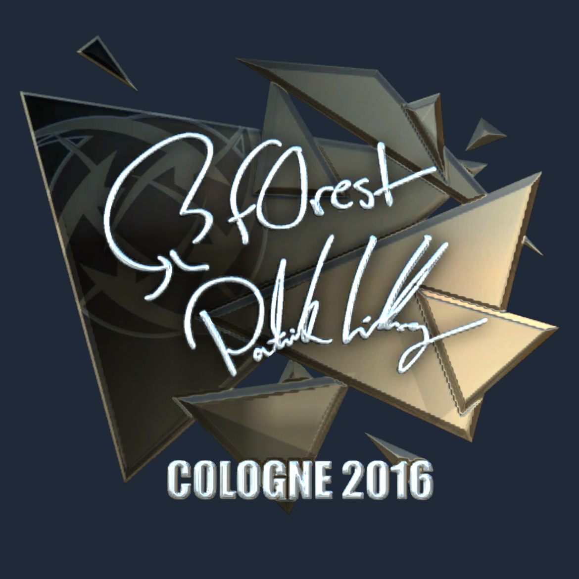 Sticker | f0rest (Foil) | Cologne 2016 Screenshot